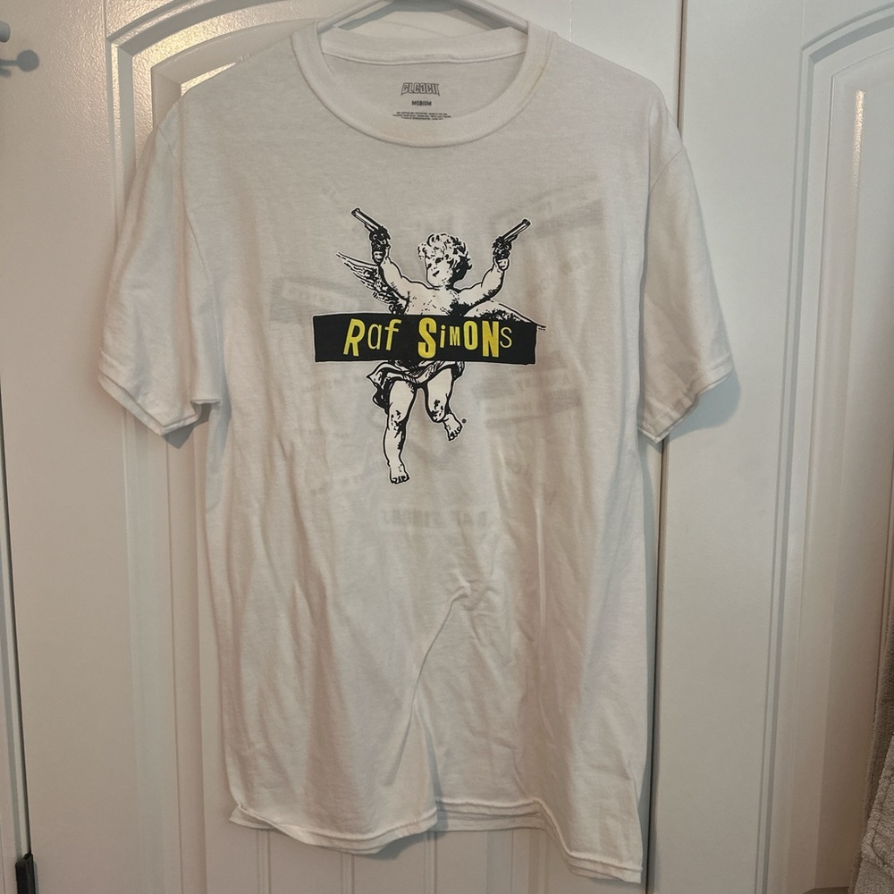 Raf Simons White Short Sleeve Tee